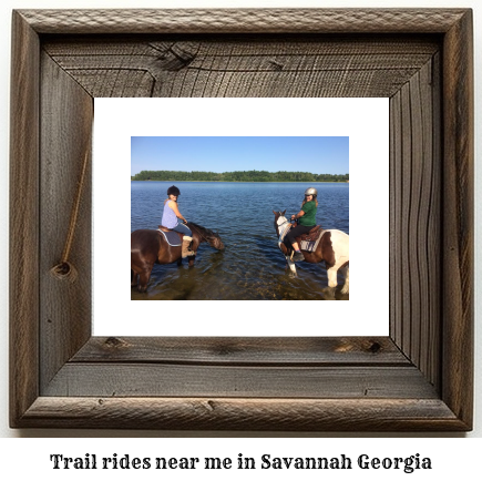 trail rides near me in Savannah, Georgia